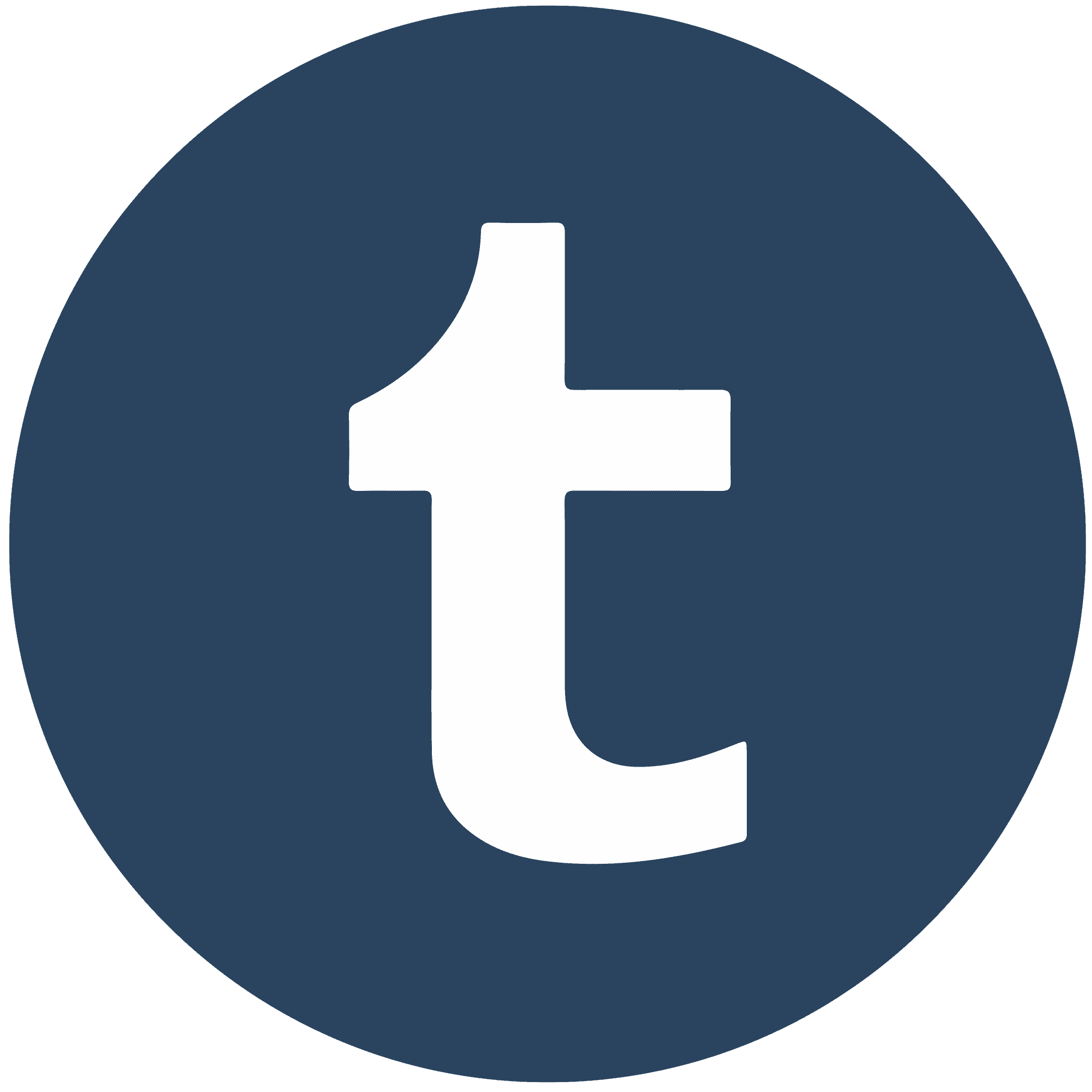 Tumblr logo.